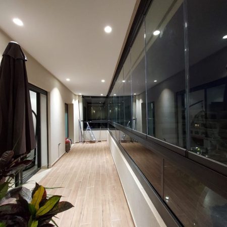 Accordeo Aluminium en verre dtadip 6-6mm SIRIE-50mm