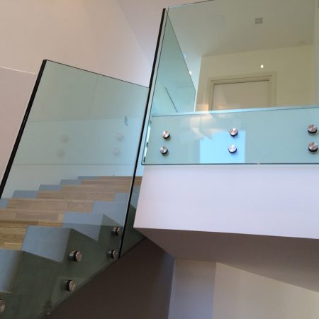 Escalier en Verre stadip trompe 08-08 Inox 304L